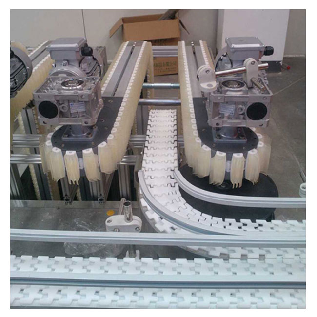 龙骨链、夹瓶、翻瓶输送机